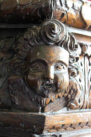 Langtree - Detail of Pulpit Carving